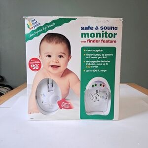The First Years Safe & Sound Baby Monitors W/ Finder Portable Rechargeable Set